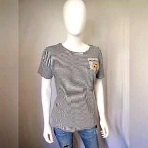 Zara Striped Short Sleeve Tee